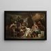 Adoration of the Magi - Francesco Fontebasso — framed artwork on a wall