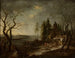 Winter Landscape Painting - Francesco Foschi — artwork view