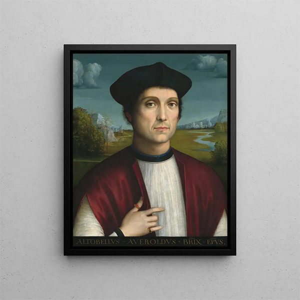 Mgr Altobello Averoldo - Francesco Francia — framed artwork on a wall