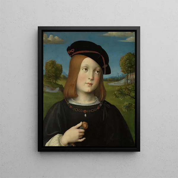 Frédéric Gonzaga - Francesco Francia — framed artwork on a wall