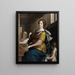 Saint Cecilia - Francesco Gessi — framed artwork on a wall