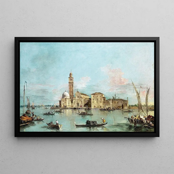 L'Île de San Michele, Venice - Francesco Granacci — framed artwork on a wall