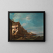 a coastal architectural caprice - Francesco Guardi — framed artwork on a wall