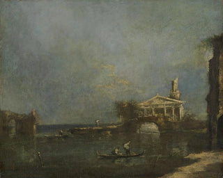 Lagoon near Venice - Francesco Guardi — artwork view
