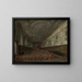 Le pape Pie VI descendant du trône pour faire ses adieux au doge dans la salle des SS Giovanni e Paolo 1782 - Francesco Guardi — framed artwork on a wall