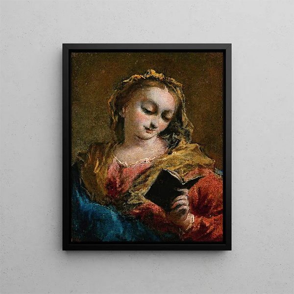 La Madone de l'Annonciation - Francesco Guardi — framed artwork on a wall