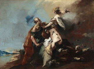 The Sacrifice of Isaac - Francesco Guardi — artwork view