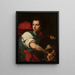 David with the Head of Goliath - Francesco Guarino — framed artwork on a wall