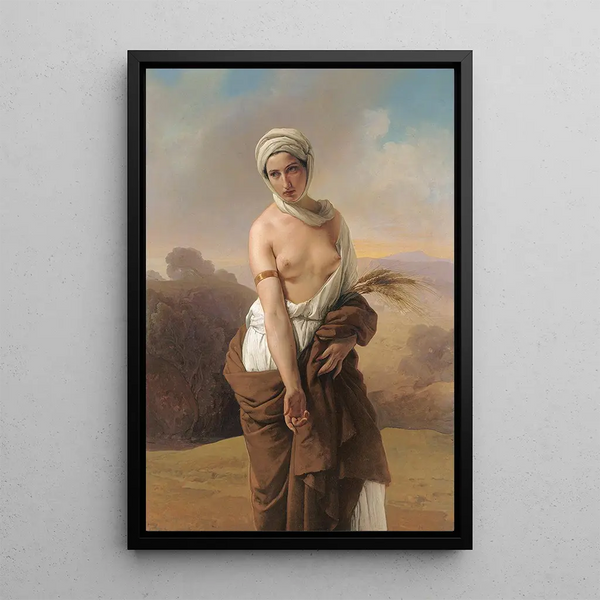 Ruth - Francesco Hayez — framed artwork on a wall