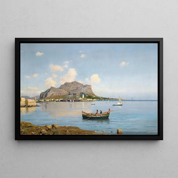 Mont Pellegrino, Palermo - Francesco Lojacono — framed artwork on a wall