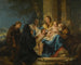 La Sainte Famille avec saint François de Paule et un saint franciscain - Francesco Lorenzi — artwork view