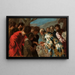 Joseph sold by his brothers - Francesco Maffei — framed artwork on a wall
