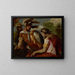 Rinaldo et le miroir bouclier - Francesco Maffei — framed artwork on a wall