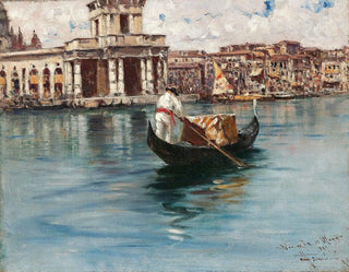 Grand Canal Painting - Francesco Mancini — artwork view