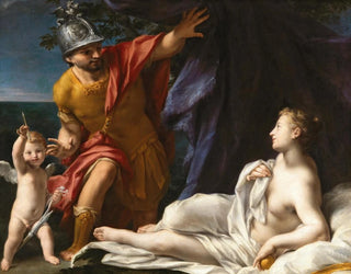 Venus and Mars with Cupid - Francesco Mancini — artwork view