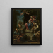Adoration of the Madonna - Francesco Monti — framed artwork on a wall
