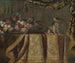 Flower Still Life with a Toy Spaniel on a Draped Table - Francesco Noletti — artwork view
