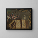 Flower Still Life with a Toy Spaniel on a Draped Table - Francesco Noletti — framed artwork on a wall