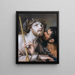 The Christ Crowned with Thorns - Francesco Pavona — framed artwork on a wall