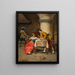 La cour - Francesco Peluso — framed artwork on a wall