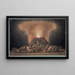 The Genius of France accompanied by Valor and Clemency - Francesco Piranesi — framed artwork on a wall