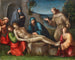 La Lamentation du Christ avec des anges - Francesco Raibolini — artwork view