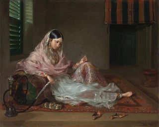Dame musulmane allongée - Francesco Renaldi — artwork view