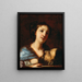 Salomé with the head of Saint John the Baptist - Francesco Rosa — framed artwork on a wall