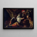 Winter Allegory - Francesco Solimena — framed artwork on a wall