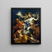 Aurora taking leave of Tithonus - Francesco Solimena — framed artwork on a wall