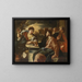 The Christ and the Samaritan Woman - Francesco Solimena — framed artwork on a wall