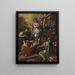 The Christ Descending into Limbo - Francesco Solimena — framed artwork on a wall