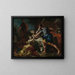 Death of Messalina - Francesco Solimena — framed artwork on a wall