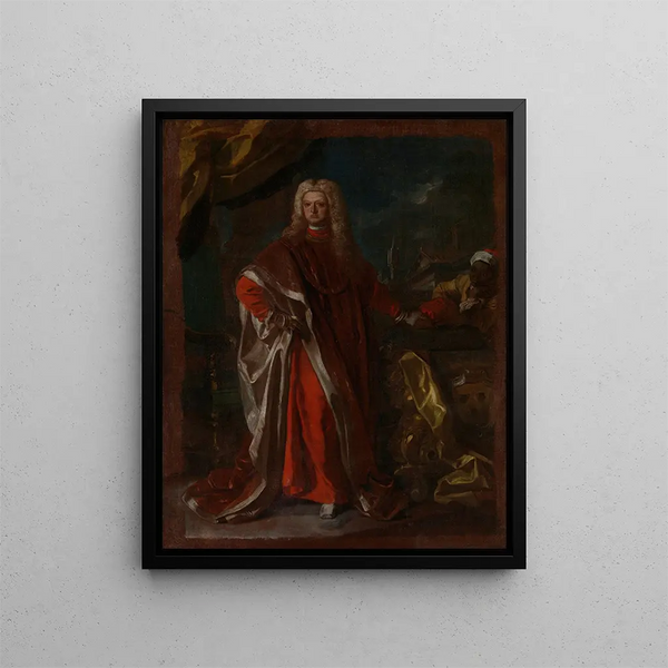 Diego Pignatelli d'Aragon - Francesco Solimena — framed artwork on a wall
