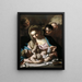 Virgin and Child - Francesco Solimena — framed artwork on a wall
