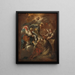 Saint François refuses the priesthood A. Bozzetto - Francesco Solimena — framed artwork on a wall