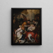 The Birth of the Virgin - Francesco Solimena — framed artwork on a wall