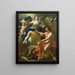 Venus at Vulcan's Forge - Francesco Solimena — framed artwork on a wall
