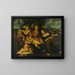 Holy Family with Saint Catherine - Francesco Torbido — framed artwork on a wall