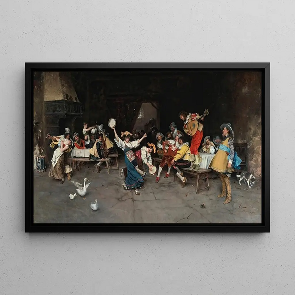 Italian Dance Festival - Francesco Vinea — framed artwork on a wall