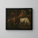 La charrette à bœufs - Francesco Zuccarelli — framed artwork on a wall
