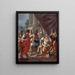 Alexandre condemns false praise - Francesco de Mura — framed artwork on a wall