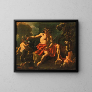Allegory of the Seasons - Francesco de Mura — framed artwork on a wall
