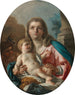 The Virgin and Child with the Little Saint John the Baptist (Conflict of Cases) - Francesco de Mura — artwork view