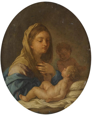 The Virgin and Child with the Little Saint John the Baptist - Francesco de Mura — artwork view