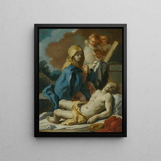 La Pièta - Francesco de Mura — framed artwork on a wall