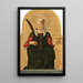 Saint Lucy - Francesco del Cossa — framed artwork on a wall