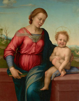La Vierge et l'Enfant Jésus - Franciabigio — artwork view
