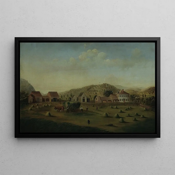 Ferme Leete West Claremont New Hampshire - Francis Alexander — framed artwork on a wall