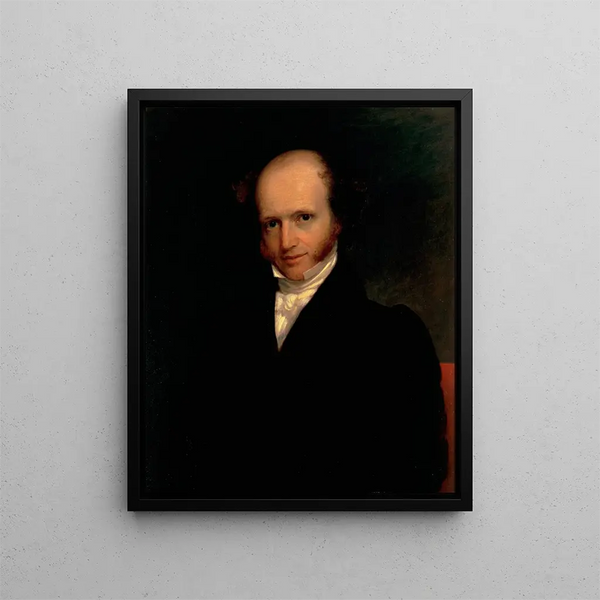 Martin Van Buren - Francis Alexander — framed artwork on a wall